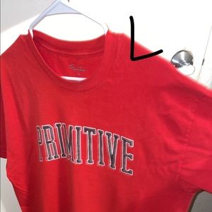 Primitive red shirt